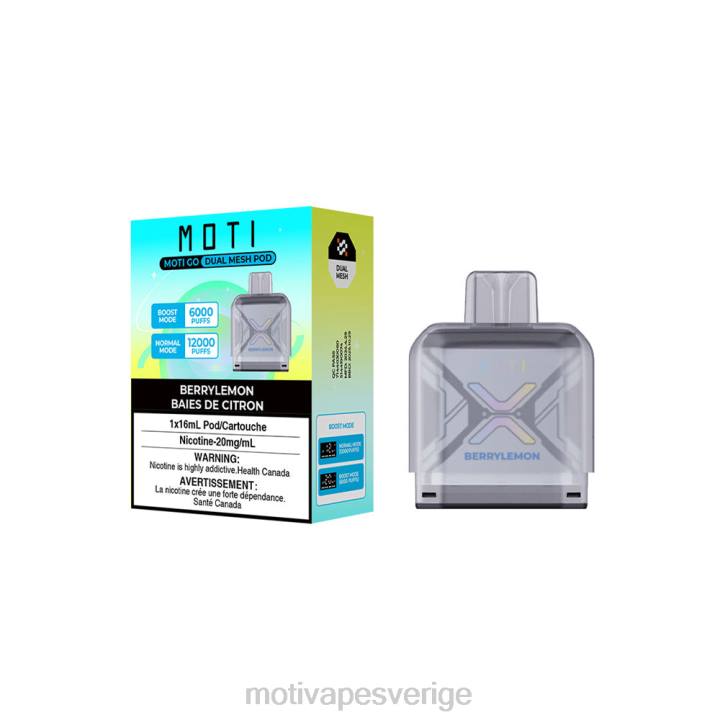 MOTI Vape Amazon - MOTI Go Pro engångs pod DR2V90 bär citron