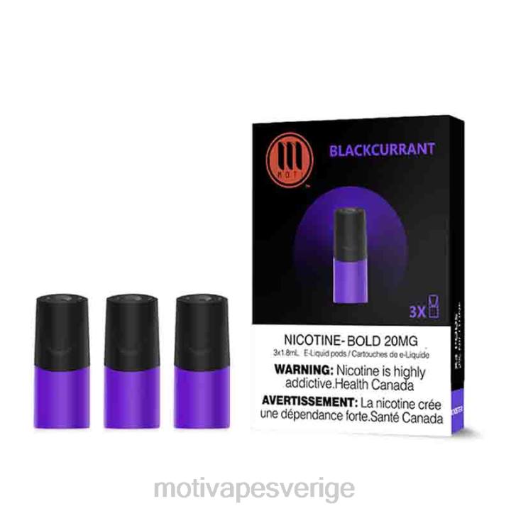MOTI Vape Disposable Sverige - MOTI klassiska baljor DR2V108 blåbär