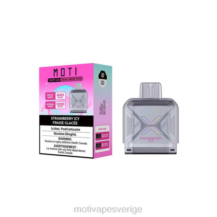 MOTI Vape Near Me - MOTI Go Pro engångs pod DR2V97 svart pärla isig