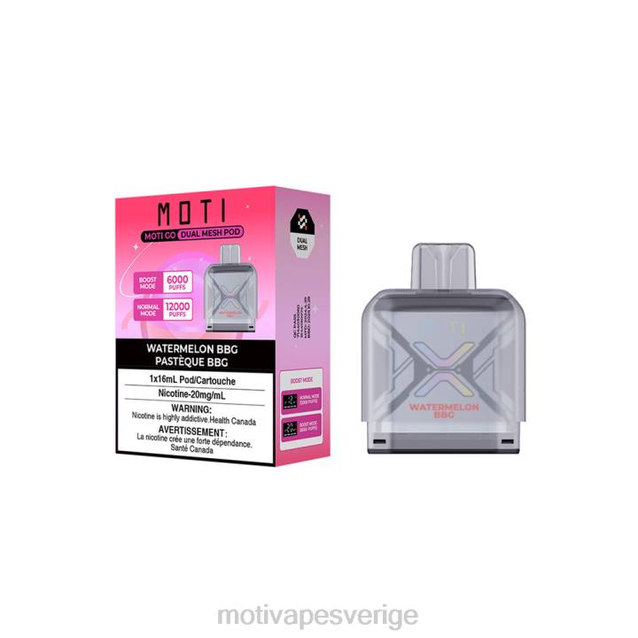 MOTI Vape Near Me - MOTI Go Pro engångs pod DR2V97 svart pärla isig