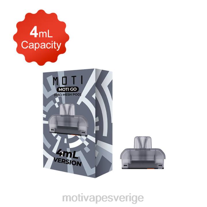 MOTI Vape Amazon - MOTI Go Pro påfyllningsbara kapslar DR2V120 (paket med 2)