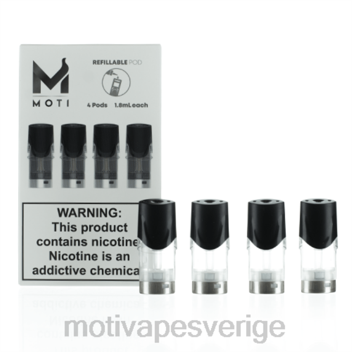 MOTI Vape Price - MOTI påfyllningsbara ersättningskassetter för pod DR2V74 (paket med 4)