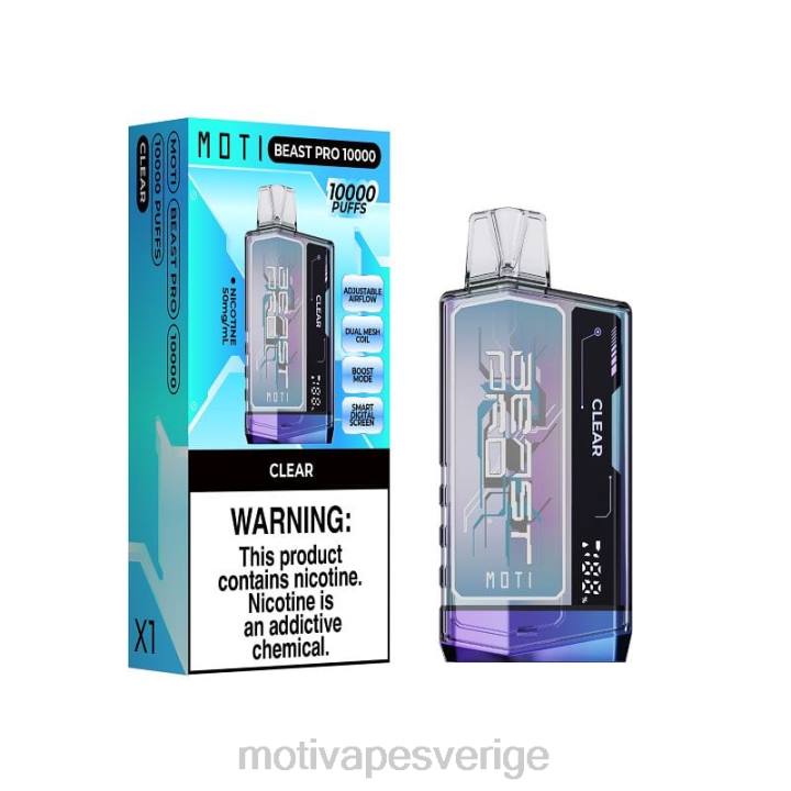 MOTI Vape Sverige - MOTI Beast Pro engångsvape (5 %, 10 000 bloss) DR2V41 klar