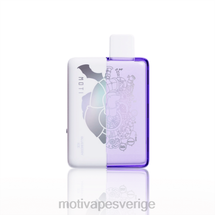 MOTI Vape Disposable Sverige - MOTI Duo 9000 engångsvape (5%, 9000 bloss) DR2V68 blåbärsis