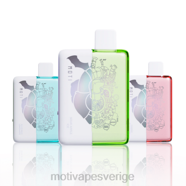 MOTI Vape Price - MOTI Duo 9000 engångsvape (5%, 9000 bloss) DR2V64 blå razz lemonad