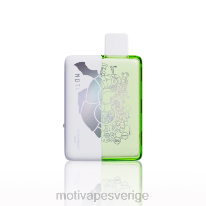 MOTI Vape Review - MOTI Duo 9000 engångsvape (5%, 9000 bloss) DR2V66 jordgubbskiwi