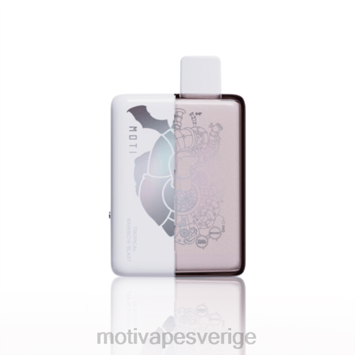 MOTI Vape Stockholm - MOTI Duo 9000 engångsvape (5%, 9000 bloss) DR2V72 tropisk regnbågsexplosion