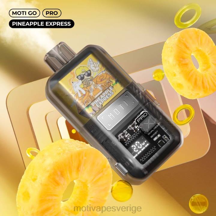 MOTI Vape Near Me - MOTI Go Pro engångsvape (5%, 12000 bloss) DR2V17 ananas express