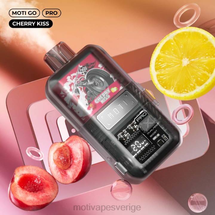 MOTI Vape Pods - MOTI Go Pro engångsvape (5%, 12000 bloss) DR2V15 körsbärskyss