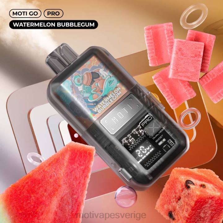 MOTI Vape Stockholm - MOTI Go Pro engångsvape (5%, 12000 bloss) DR2V12 svart pärla isig