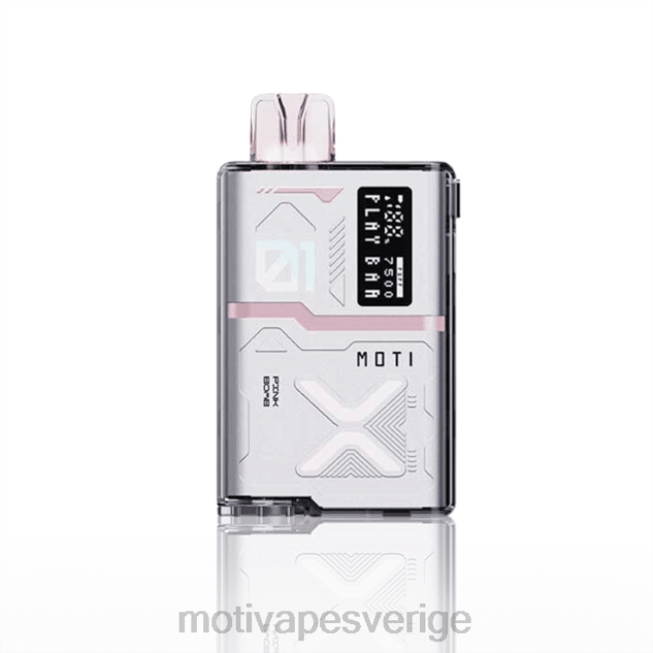 MOTI Vape Disposable Sverige - MOTI Play Bar 7500 engångsvape (5%, 7500 bloss) DR2V58 rosa bomb
