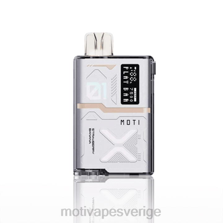 MOTI Vape Pods - MOTI Play Bar 7500 engångsvape (5%, 7500 bloss) DR2V55 jordgubbsbanan