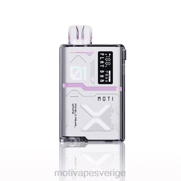 MOTI Vape Review - MOTI Play Bar 7500 engångsvape (5%, 7500 bloss) DR2V56 syrlig äppelpersika