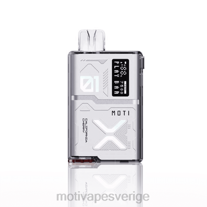 MOTI Vape Sverige - MOTI Play Bar 7500 engångsvape (5%, 7500 bloss) DR2V61 Kalifornien körsbär
