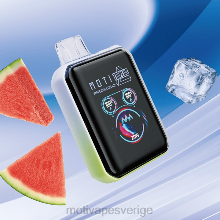 MOTI Vape Amazon - MOTI Triplus 20k engångsvape (5 %, 20 000 bloss) DR2V10 vattenmelon is