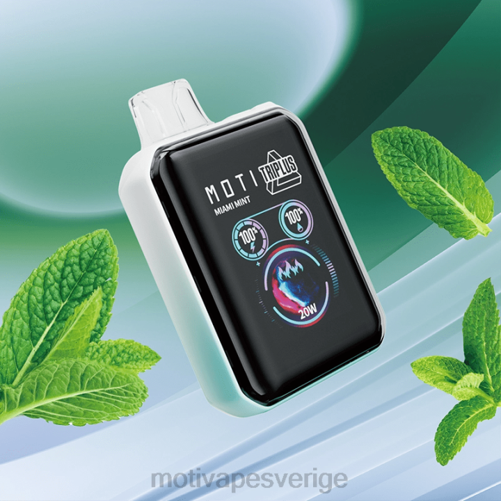 MOTI Vape Pods - MOTI Triplus 20k engångsvape (5 %, 20 000 bloss) DR2V5 miami mynta