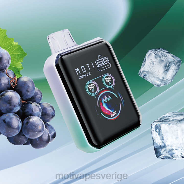 MOTI Vape Price - MOTI Triplus 20k engångsvape (5 %, 20 000 bloss) DR2V4 druvis
