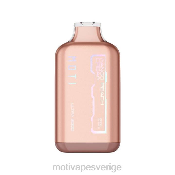 MOTI Vape Pods - MOTI Ultra engångsvape (5%, 6000 bloss) DR2V35 mango persika grädde