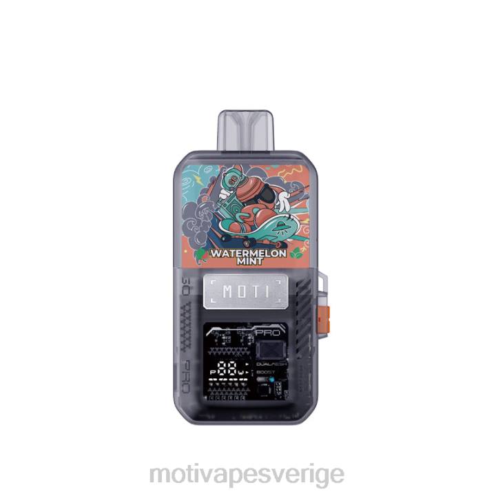 MOTI Vape Disposable Sverige - MOTI Go Pro engångspod+enhet DR2V78 vattenmelon mynta